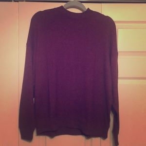 American Eagle Maroon Mock Neck Sweater